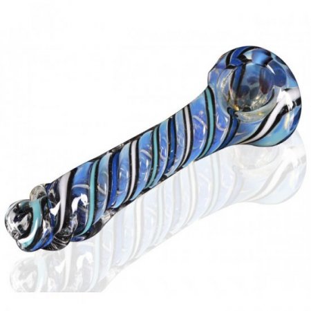 5" Twisted Tip Glass Pipe New