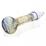 3" Fumed Cork Screw Glass Spoon Pipe Buy One Get One Free!! New