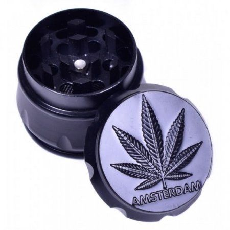 The Amsterdam - 4-Part Mini Grinder - 30mm - Black New