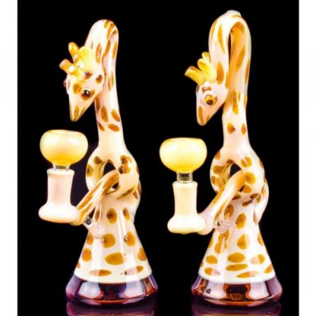 9" Giraffe Bong - Glass Bubbler New