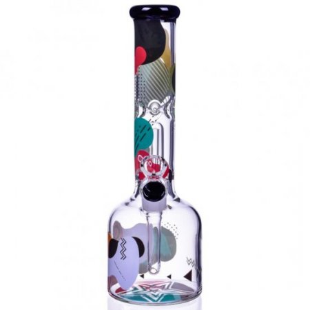 Famous Brandz Design "Aquarius" 12" Bong New