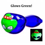 The Turtle Power - 3" Glow In The Dark Turtle New