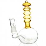 The Portable Lava Tube Mini Oil Dab Rig with Oil Dome and Nail and Dry Herb Bowl - Butter New