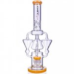 The Artifact - Chill Glass - 18" Triple Conical Chamber Design - Milky Amber New