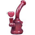 Halloween Monster - 8" Tilted Marble Bubbler New