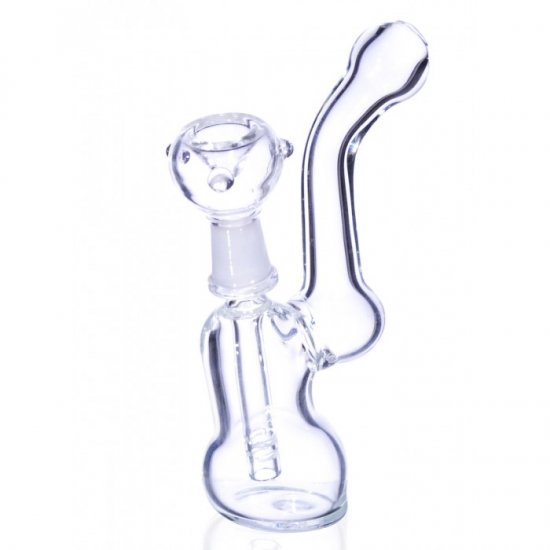 5\" Clear Bubbler Percolator - Dry Herb New