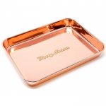 Blazy Susan? - Stainless Steel Rolling Tray - Rose Gold New