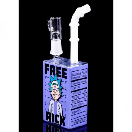 The Mug Shot - 8" Rick & Morty Juice Box Dab Rig New