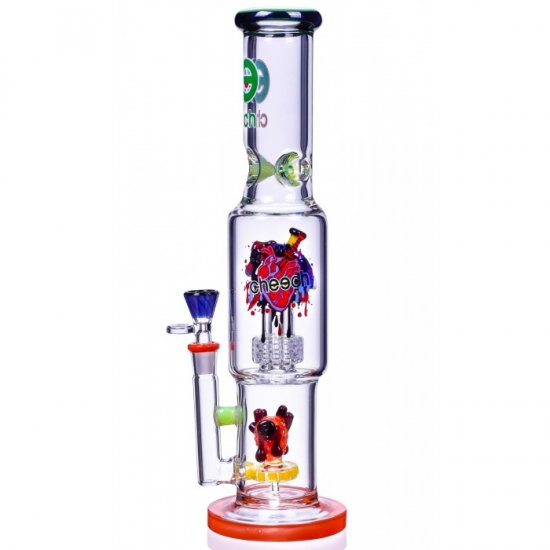 Heart & Dagger - Cheech? - 15\" Matrix to Showerhead Perc Bong New