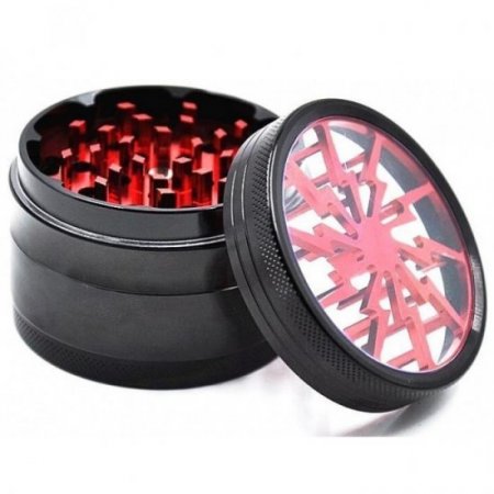 Smokeburst - Sharper - Lightning Four Piece Grinder - 55mm New