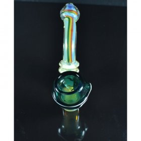 6" Rasta Fumed Glass Sherlock Pipe New