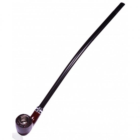 16\" Grand Churchwarden Gandalf Pipe - Assorted Carved Dark Cherry New