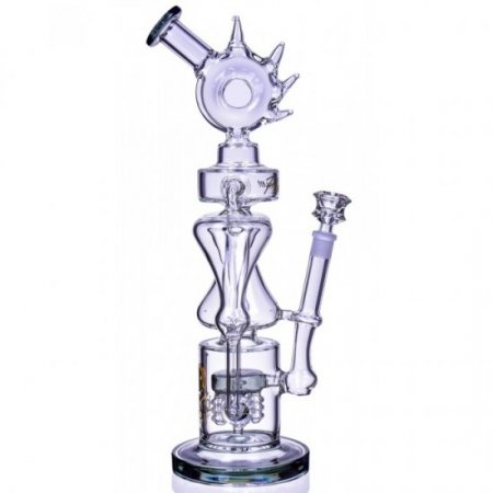 Chamber's of Smoke - Lookah? - 17" Alien 5-Arm Tree Perc Bong New