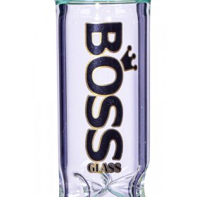 Boss Glass - 16" Single Chamber Bong 5MM Thick & Heavy - Winter Green New