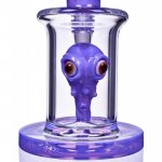 Chewbacca - 8" Cylinder Base Alien Perc Bong - Purple New