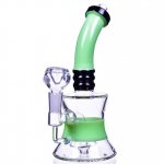 Sour n Sweet Smoke - 8" Tilted Neck Showerhead Perc Bong New