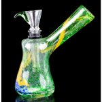 6" Multicolor Swirled Thick Bong New