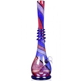 Hot Salsa - 17" Drip Designed Long Neck Bottled Tobacco Bong Water Pipe New