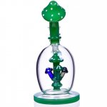 Smokroom - Mushroom Perc Orb Base Tilted Bong New