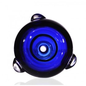 14mm Dry Male Bowl With - Dry Herb-Blue New