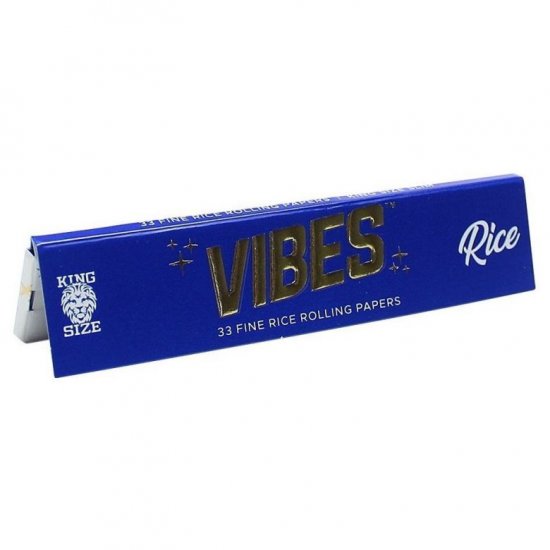 Vibes? - Rice Fine Rolling Paper - King Size New