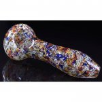 4" Crazy Confetti Glass Hand Pipe New