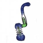 8" Sherlock Bubbler with Perc - Blue New