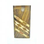 Fancy Wooden Dugout One Hitter Box - Includes Cig Pipe - Fancy design New