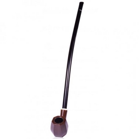 16" Grand Churchwarden Pipe - Hexagonal Dark Oak New