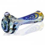 5" Heavy Dichro Swirl in Bowl - Fumed New