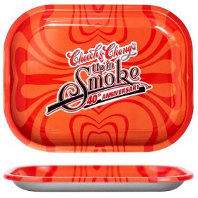 Cheech & Chong? "40th Anniversary" Red Rolling Tray - Small New