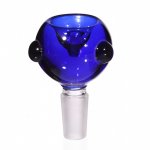 14mm Dry Male Bowl With - Dry Herb-Blue New