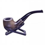 6" Fancy wooden pipe - Nirvana Series - Dark Pecan New