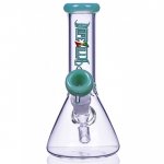 Lil Zilla - 7" Thick Beaker Base Bong - Milky Green New