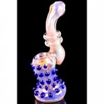 SmokeDigger - 6" Golden Fumed Sherlock Bubbler New