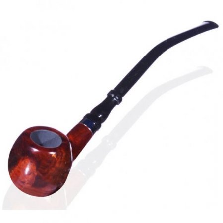 Foot long churchwarden Wooden Pipe - Dark Cherry New