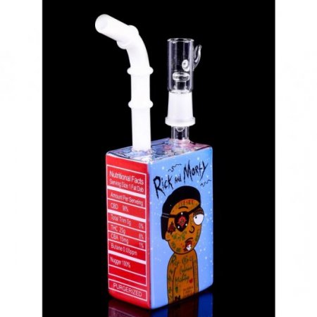 The Pirate - 8" Rick & Morty Juice Box Dab Rig New