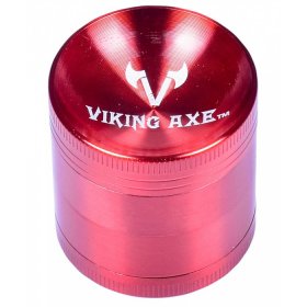Red Yoshi - Viking Axe? - Four Part Concave Grinder - 40mm - Red New
