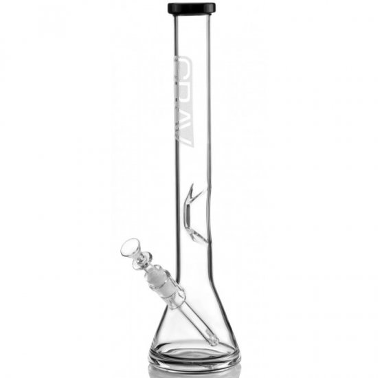 Grav? - Large Black Accent 16\" Beaker Base Water Pipe New