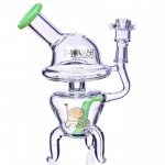 Among Us - Lookah? - Triple Support UFO Base Dab Rig - American Green New