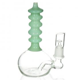 The Portable Lava Tube Mini Oil Dab Rig with Oil Dome and Nail and Dry Herb Bowl - Slime New