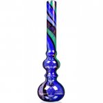 Rainbow Splash - 18" Thick Rasta Glass Bong New