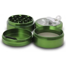 Smoke Drizzle - Sharper - Hand Cranked Four Piece Grinder - 75mm New