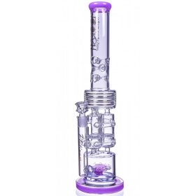 Smoke Barrel - Lookah Original Design Series - 20" Sprinkler Perc To Honeycomb Barrel Perc - Lilac New