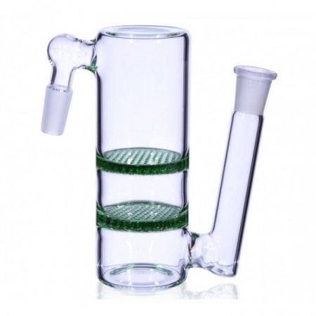 Double Honeycomb Ashcatcher - 14mm - Green New