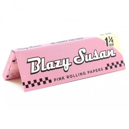 Blazy Susan? - Pink Rolling Papers - 1 1/4 Size New