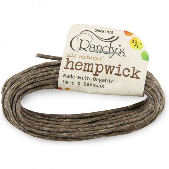 Randy\'s? - All Natural Hemp Wick - 12.5ft - 3 Pack New