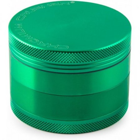 Hallucinating Herb - Chromium Crusher? - Dual Four Part Grinder - 63mm - Green New