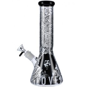 Famous Brandz Jimi Love - 12" Beaker Base Bong New