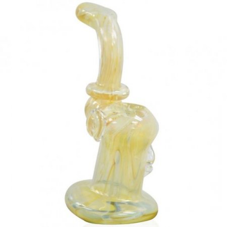 8" Golden Fumed Bubbler New